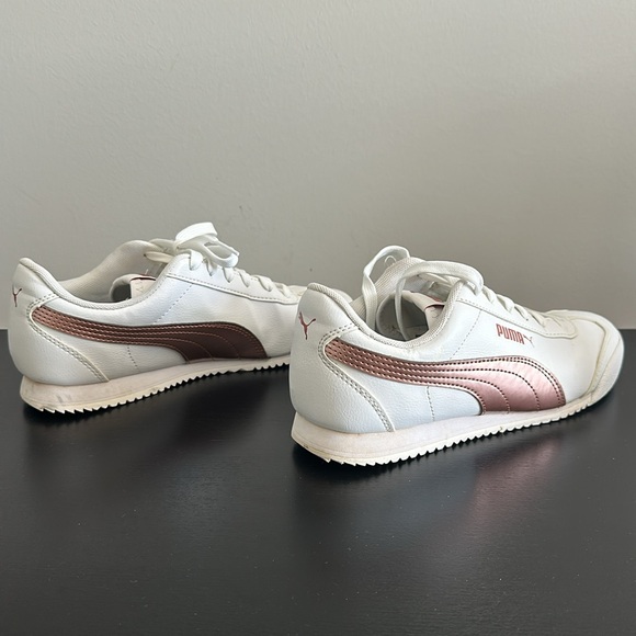 Puma Rose Gold Sneakers Sz 6.5 - Picture 5 of 7